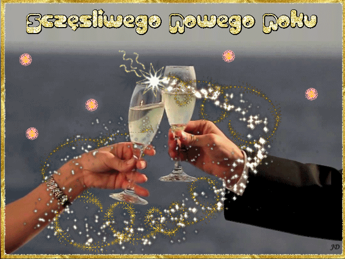 Zakochani szczęśliwego nowego roku